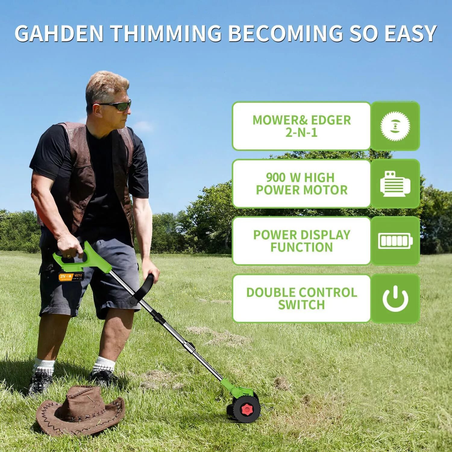 Cordless Grass Trimmer - Image 3
