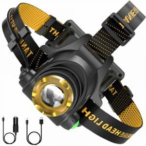 LED Headlamp Rechargeable Head Torch