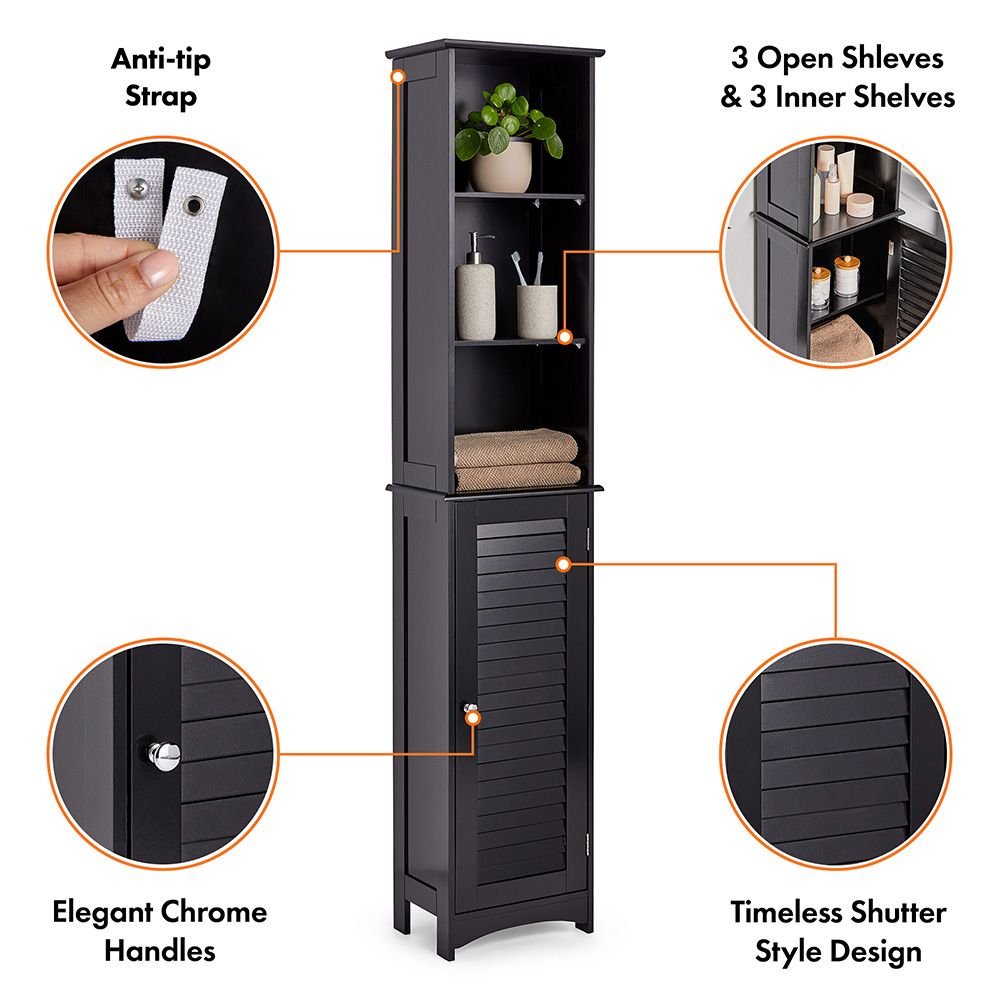 Shrewsbury Tallboy Bathroom Cabinet - Image 4