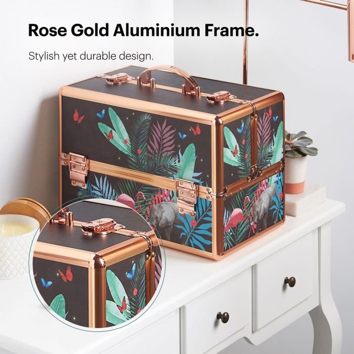 Large Jungle Print Makeup Case - Image 2