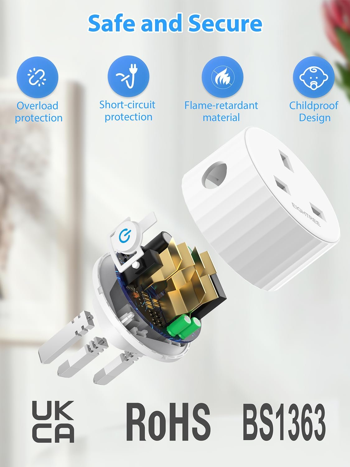 4 Pack Smart Plug with Energy Monitoring works with Alexa and Google Home - Image 6