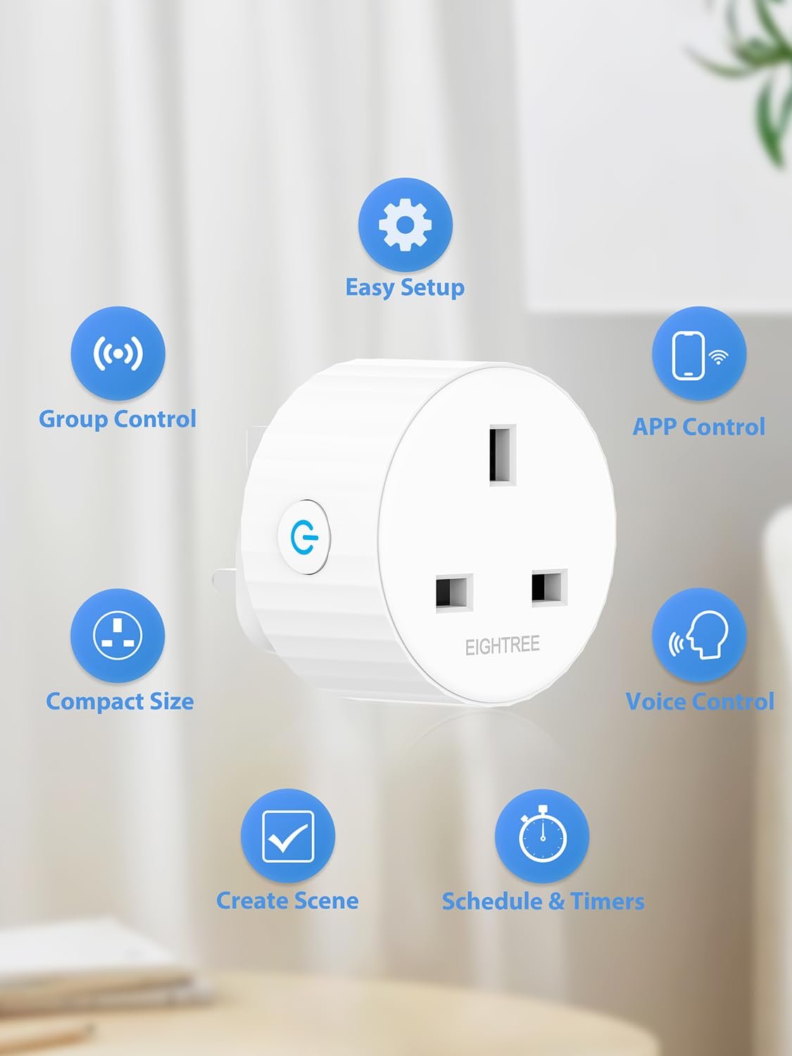 4 Pack Smart Plug with Energy Monitoring works with Alexa and Google Home - Image 2