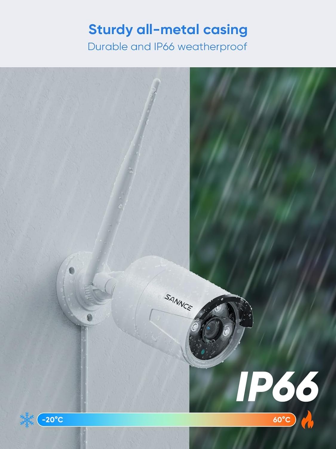 Wireless CCTV Camera System, 8CH, 8 WIFI cameras - Image 7