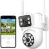6MP Dual Lens Outdoor Security Camera