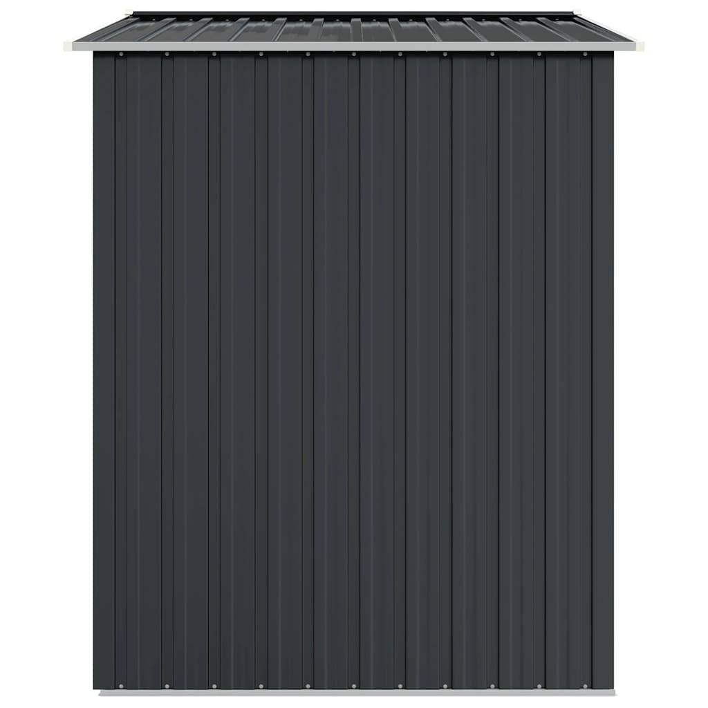 Garden Shed Anthracite 205x129x183 cm Galvanised Steel - Image 5