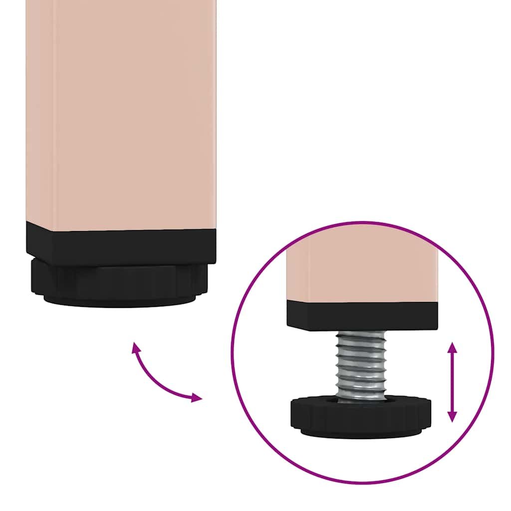 TV Cabinet Pink 101.5x39x43.5 cm Cold-rolled Steel - Image 8