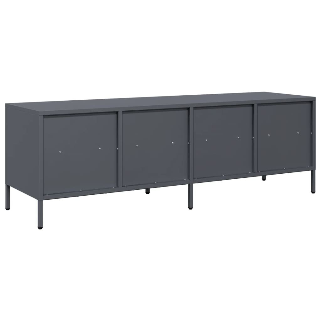 TV Cabinet Anthracite 135x39x43.5 cm Cold-rolled Steel - Image 7