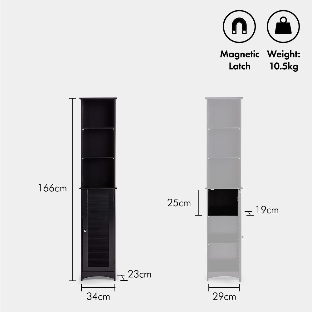 Shrewsbury Tallboy Bathroom Cabinet - Image 7