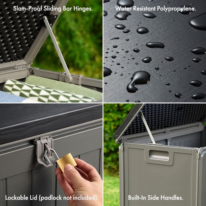 Plastic Garden Storage Box – 270L - Image 3