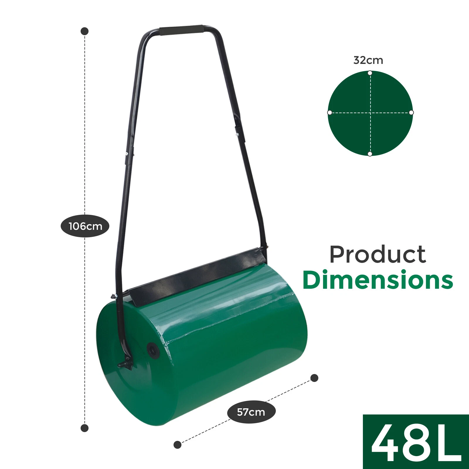 46L Garden Lawn Roller - Image 3