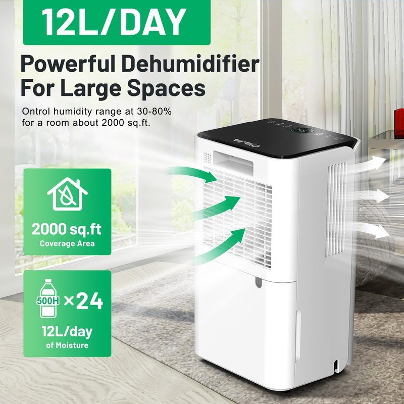12L Dehumidifier Air Purifier - Image 2