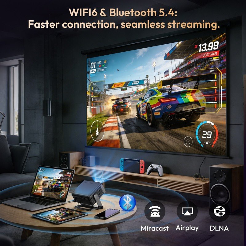 Android Smart Auto Focus 8K Projector - Image 7