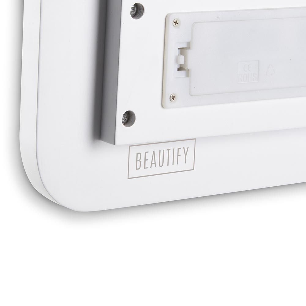 White LED Jewellery Armoire with Mirror - Image 9